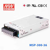 Mean Well MSP - 300 - 36 Power Supply 324W 36V - MSP - 300 - 36 - powersupplymall.com