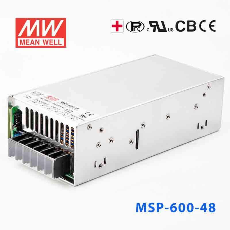 Mean Well MSP - 600 - 48 Power Supply 624W 48V - MSP - 600 - 48 - powersupplymall.com