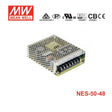 Mean Well NES - 50 - 48 NE Series Switching Power Supply - NES-50-48 - powersupplymall.com