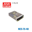 Mean Well NES-75-48 NE Series Switching Power Supply 1.6A - NES-75-48 - powersupplymall.com