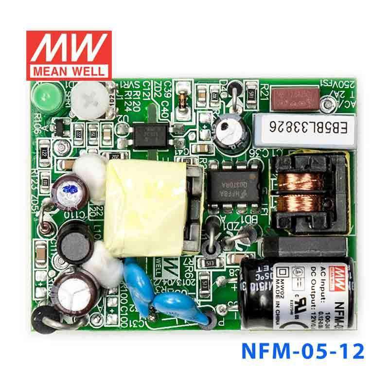 Mean Well NFM - 05 - 12 Power Supply 5W 12V - NFM - 05 - 12 - powersupplymall.com