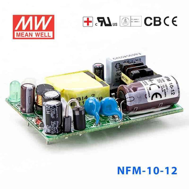 Mean Well NFM - 10 - 12 Power Supply 10W 12V - NFM - 10 - 12 - powersupplymall.com