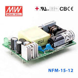 Mean Well NFM - 15 - 12 Power Supply 15W 12V - NFM - 15 - 12 - powersupplymall.com
