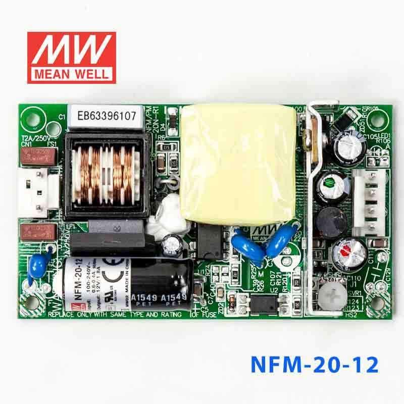 Mean Well NFM - 20 - 12 Power Supply 20W 12V - NFM - 20 - 12 - powersupplymall.com