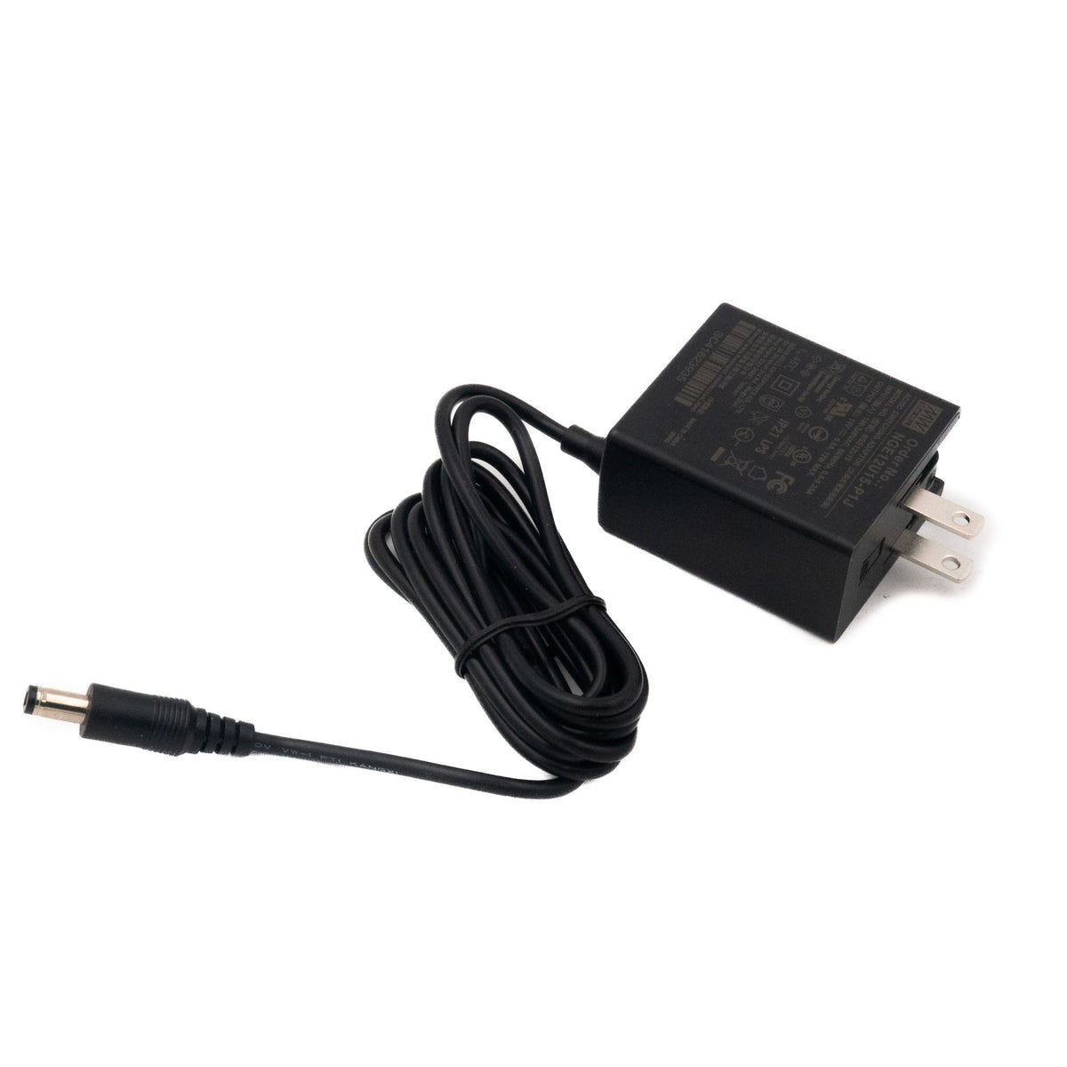 Mean Well NGE12U15-P1J AC-DC Wall-mounted Green Adaptor - US Plug - 12W 15V 0.8A - NGE12U15-P1J - powersupplymall.com