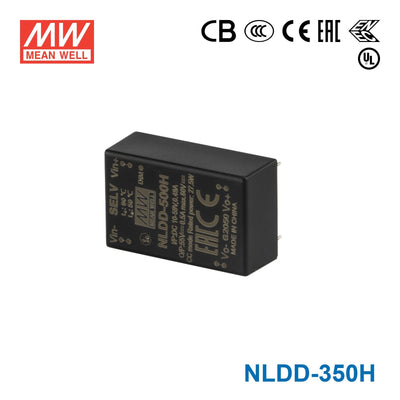 Mean Well NLDD-350H DC/DC LED Driver CC 350mA - Step-down