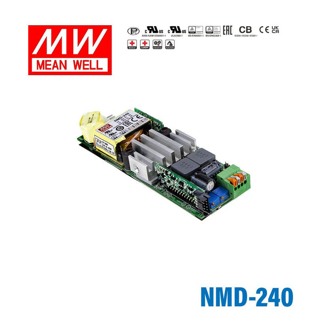 Mean Well NMD-240 Modular Power Supply, 2 Slot Output, 240W, 12V, Configuration Code D - NMD-240 - powersupplymall.com