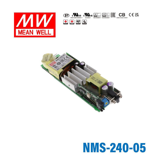 Mean Well NMS-240-05 Modular Power Supply, 180W, 5V, Configuration Code C - NMS-240-05 - powersupplymall.com