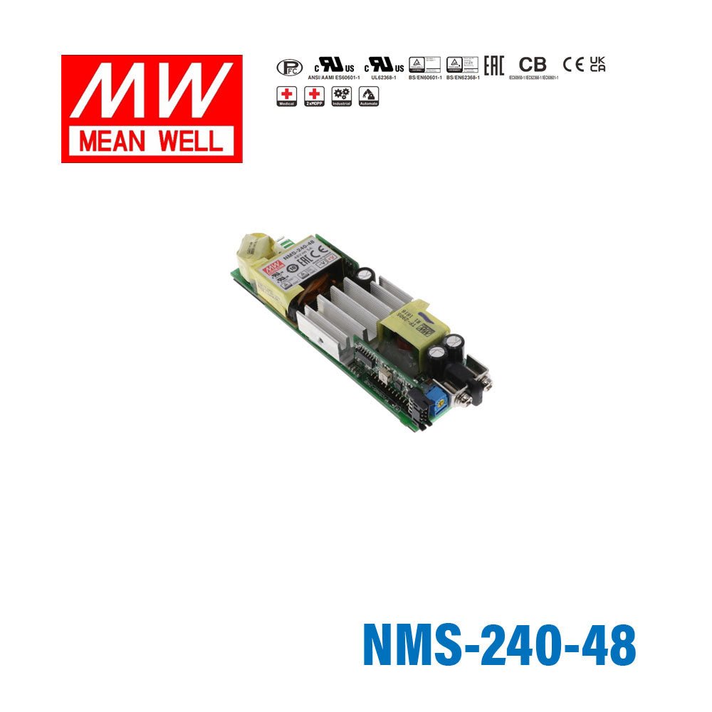 Mean Well NMS-240-48 Modular Power Supply, 240W, 48V, Configuration Code K - NMS-240-48 - powersupplymall.com