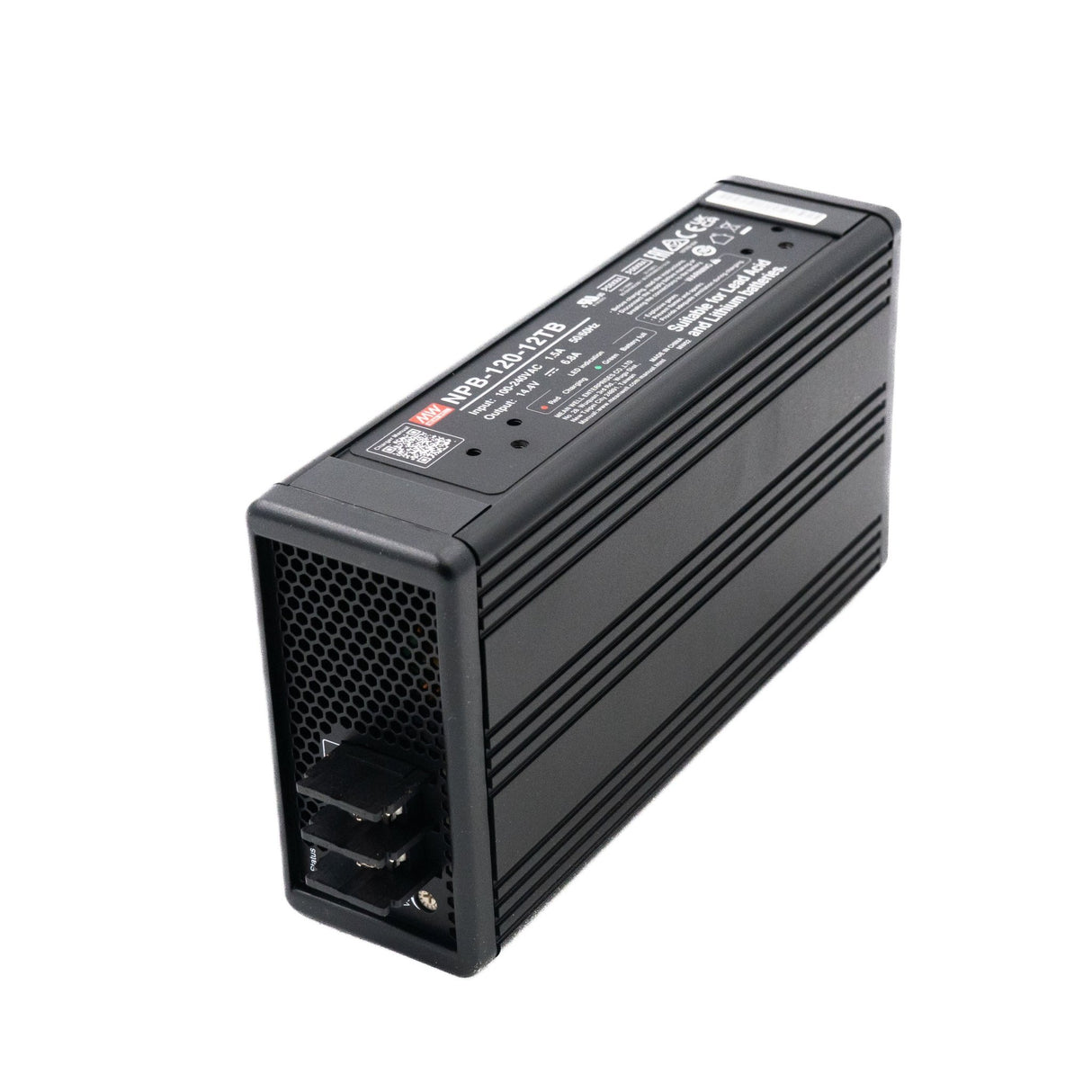 Mean Well NPB - 120 - 12TB Battery Charger 120W 12V with Terminal Block - NPB - 120 - 12TB - powersupplymall.com