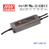 Mean Well NPF-120D-30 Power Supply 120W 30V - Dimmable 4A - NPF-120D-30 - powersupplymall.com