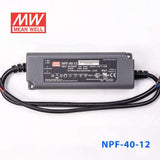 Mean Well NPF-40-12 Power Supply 40W 12V 3.34A - NPF-40-12 - powersupplymall.com