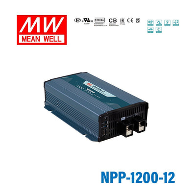 Mean Well NPP-1200-12 1176W 12V Battery Charge& Power Supply 2-in-1, Selectable via Jumper