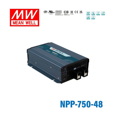 Mean Well NPP-750-48 759.4W 48V Battery Charge& Power Supply 2-in-1, Selectable via Jumper 11.3A