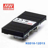 Mean Well NSD10-12D15 DC-DC Converter - 9.9W - 9.8~36V in ±15V out 333mA - NSD10-12D15 - powersupplymall.com