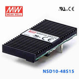 Mean Well NSD10-48S15 DC-DC Converter - 10.05W - 22~72V in 15V out 670mA - NSD10-48S15 - powersupplymall.com
