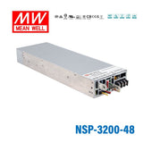 Mean Well NSP-3200-48 3216W 48V Compact Power Supply 67A - NSP-3200-48 - powersupplymall.com