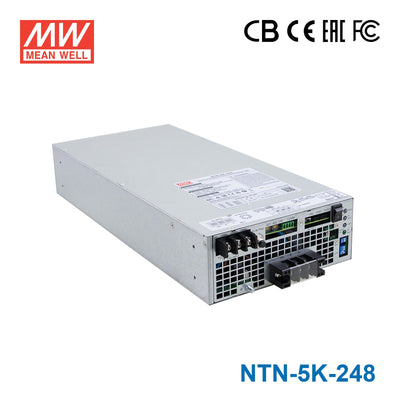 Mean Well NTN-5K-248 5KW True Sine Wave Inverter with AC Charger/UPS, 48V In 230V Out