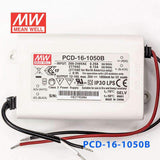 Mean Well PCD - 16 - 1050B Power Supply 16W 1050mA - PCD-16-1050B - powersupplymall.com
