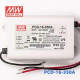 Mean Well PCD-16-350A Power Supply 16W 350mA - PCD-16-350A - powersupplymall.com