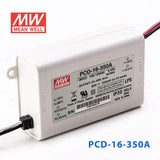 Mean Well PCD-16-350A Power Supply 16W 350mA - PCD-16-350A - powersupplymall.com