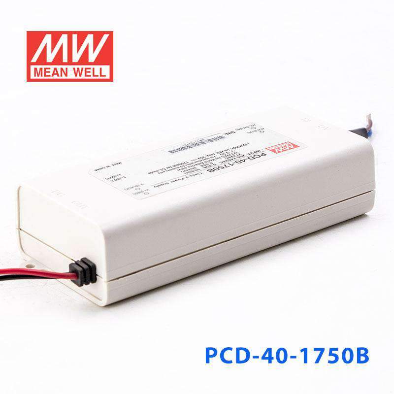 Mean Well PCD-40-1750B Power Supply 40W 1750mA - PCD-40-1750B - powersupplymall.com