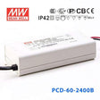 Mean Well PCD - 60 - 2400B Power Supply 60W 2400mA - PCD - 60 - 2400B - powersupplymall.com