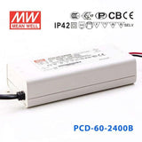 Mean Well PCD - 60 - 2400B Power Supply 60W 2400mA - PCD - 60 - 2400B - powersupplymall.com