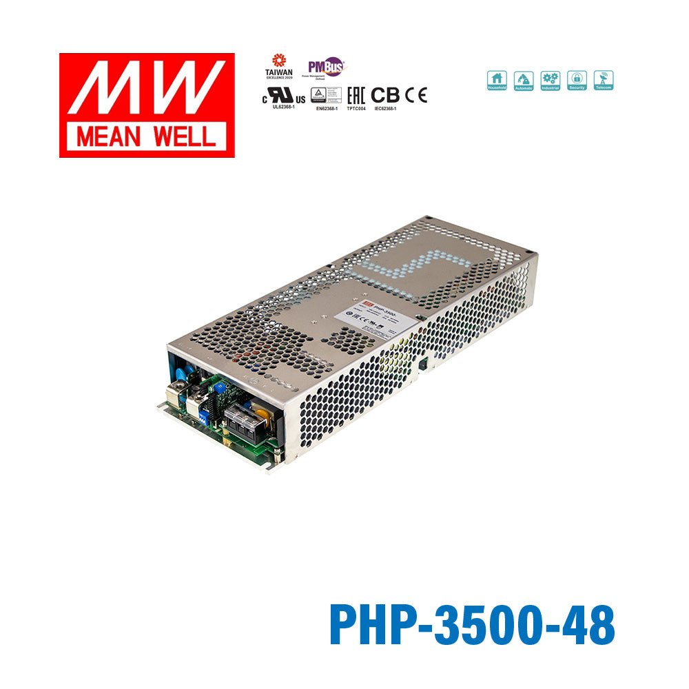 Mean Well PHP - 3500 - 48 power supply 3500W 48V 73A - PHP-3500-48 - powersupplymall.com