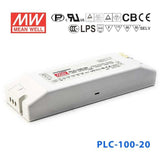 Mean Well PLC-100-20 Power Supply 100W 20V - PFC 4.8A - PLC-100-20 - powersupplymall.com