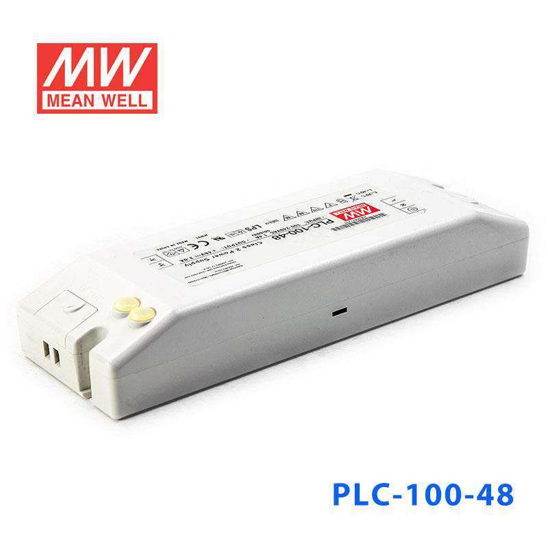 Mean Well PLC-100-48 Power Supply 100W 48V - PFC 2A - PLC-100-48 - powersupplymall.com