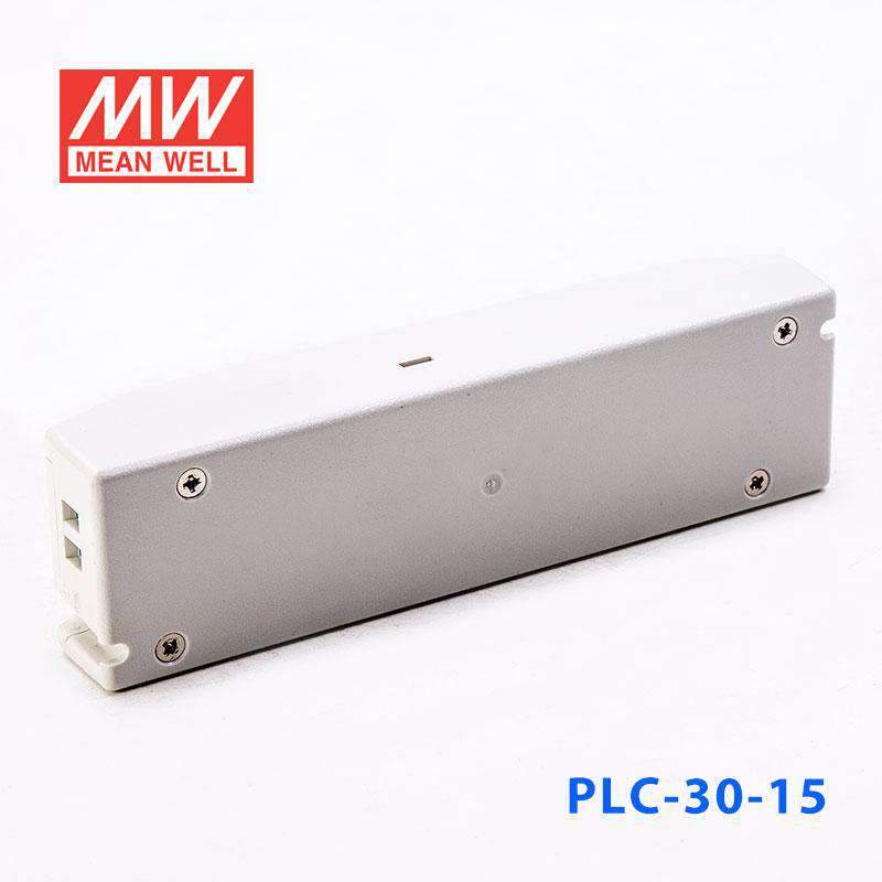 Mean Well PLC-30-15 Power Supply 30W 15V - PFC 2A - PLC-30-15 - powersupplymall.com