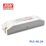 Mean Well PLC-45-24 Power Supply 45W 24V - PFC 1.9A - PLC-45-24 - powersupplymall.com