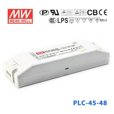 Mean Well PLC-45-48 Power Supply 45W 48V - PFC 950mA
