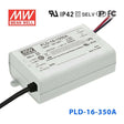 Mean Well PLD-16-350A Power Supply 16W 350mA - PLD-16-350A - powersupplymall.com