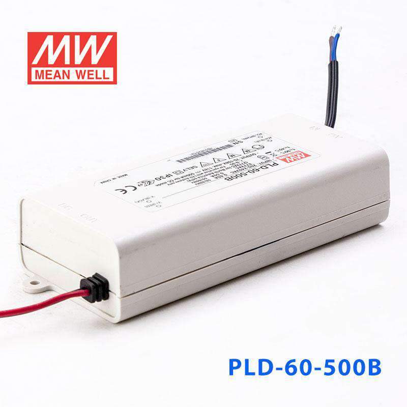 Mean Well PLD - 60 - 500B Power Supply 60W 500mA - PLD-60-500B - powersupplymall.com
