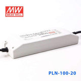 Mean Well PLN-100-20 Power Supply 100W 20V - IP64 4.8A - PLN-100-20 - powersupplymall.com