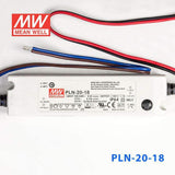 Mean Well PLN-20-18 Power Supply 20W 18V - IP64 1.1A - PLN-20-18 - powersupplymall.com