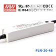 Mean Well PLN-20-48 Power Supply 20W 48V - IP64 420mA - PLN-20-48 - powersupplymall.com