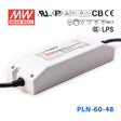 Mean Well PLN-60-48 Power Supply 60W 48V - IP64 1.3A - PLN-60-48 - powersupplymall.com