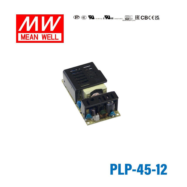 Mean Well PLP - 45 - 12 Single Output LED Driver 45W - PLP-45-12 - powersupplymall.com