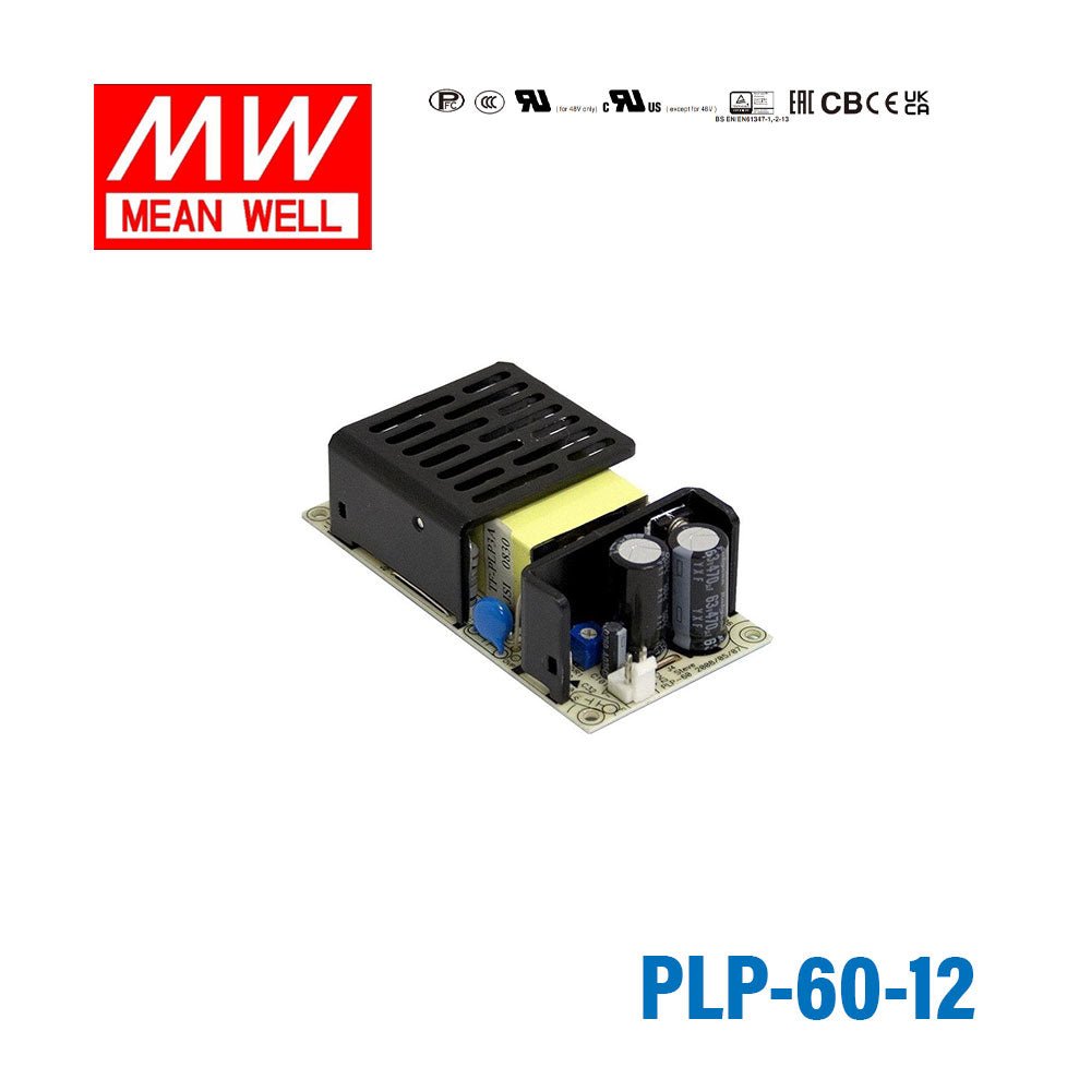 Mean Well PLP - 60 - 12 Single Output LED Driver 60W - PLP-60-12 - powersupplymall.com