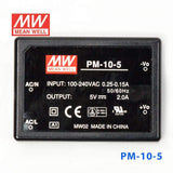 Mean Well PM - 10 - 5 Power Supply 10W 5V - PM - 10 - 5 - powersupplymall.com