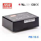 Mean Well PM - 10 - 5 Power Supply 10W 5V - PM - 10 - 5 - powersupplymall.com