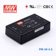 Mean Well PM - 20 - 3.3 Power Supply 20W 3.3V - PM - 20 - 3.3 - powersupplymall.com