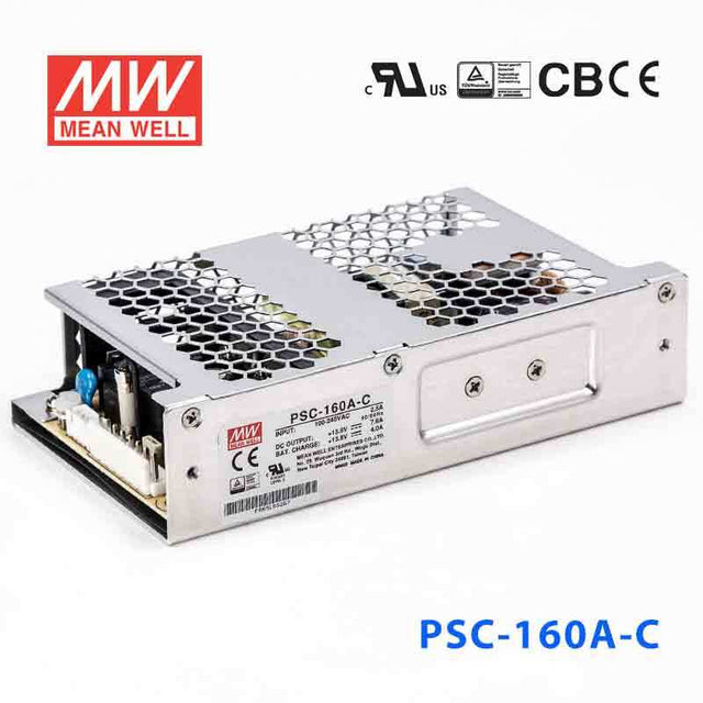 Mean Well PSC-160A-C Battery Chargers 160W 13.8V 7.6A - PFC - PSC-160A-C - powersupplymall.com