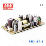 Mean Well PSD-15A-05 DC-DC Converter - 15W - 9.2~18V in 5V out 3A - PSD-15A-05 - powersupplymall.com