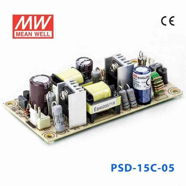 Mean Well PSD-15C-05 DC-DC Converter - 15W - 36~72V in 5V out 3A - PSD-15C-05 - powersupplymall.com