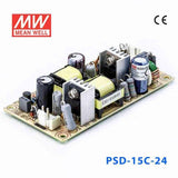 Mean Well PSD-15C-24 DC-DC Converter - 14.4W - 36~72V in 24V out 666mA - PSD-15C-24 - powersupplymall.com