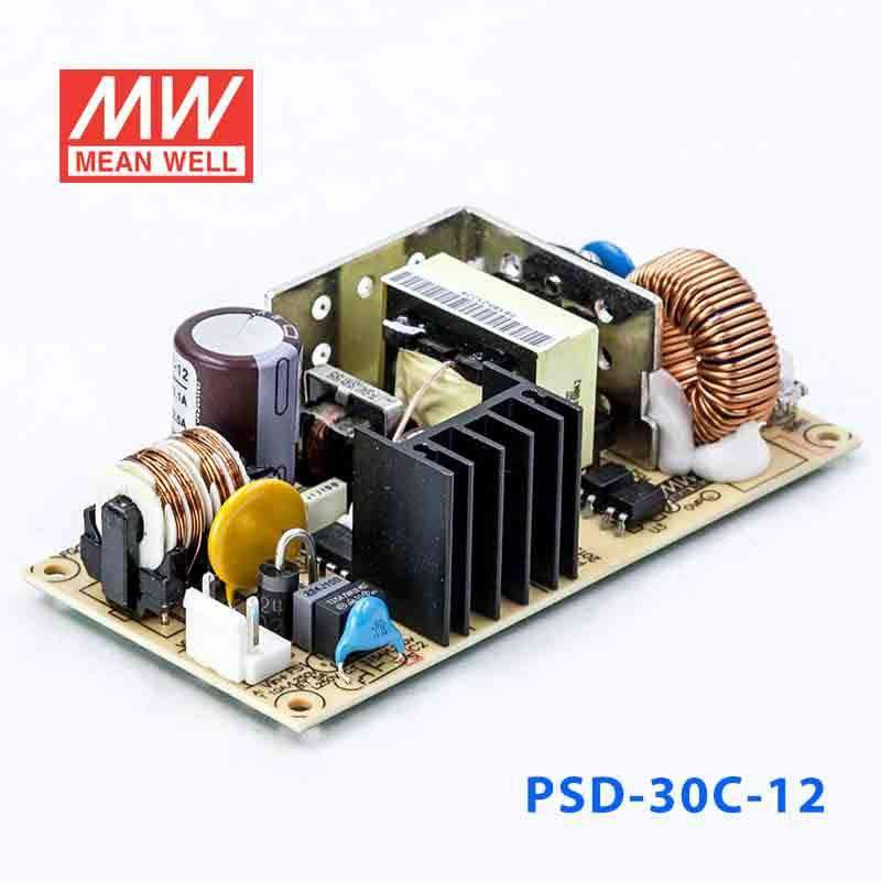 Mean Well PSD-30C-12 DC-DC Converter - 30W - 36~72V in 12V out 2.5A - PSD-30C-12 - powersupplymall.com